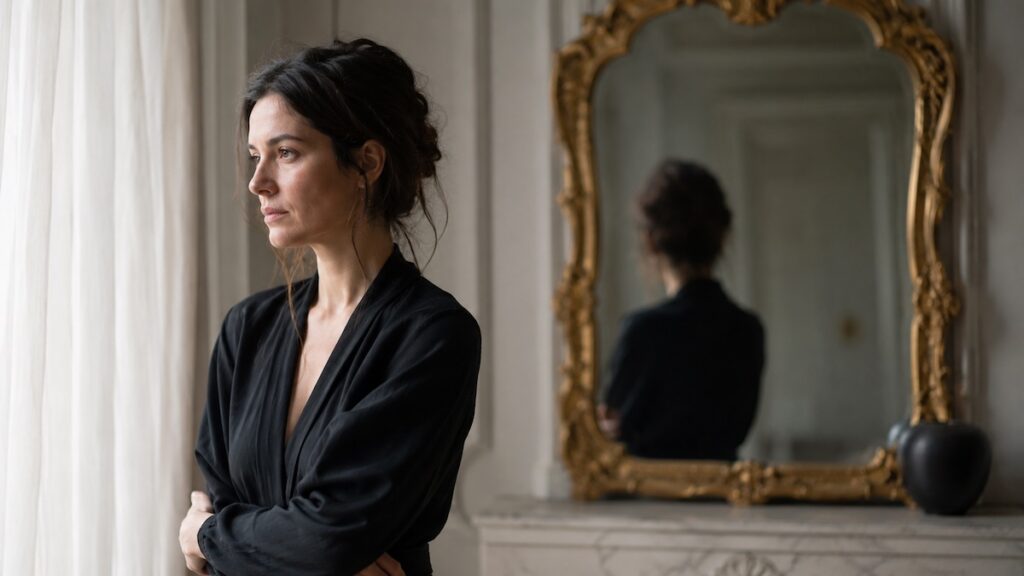 donna davanti allo specchio rappresenta immaginario erotico e fantasie sessuali